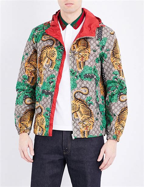 gucci jacket tiger buttons|Gucci tiger for sale.